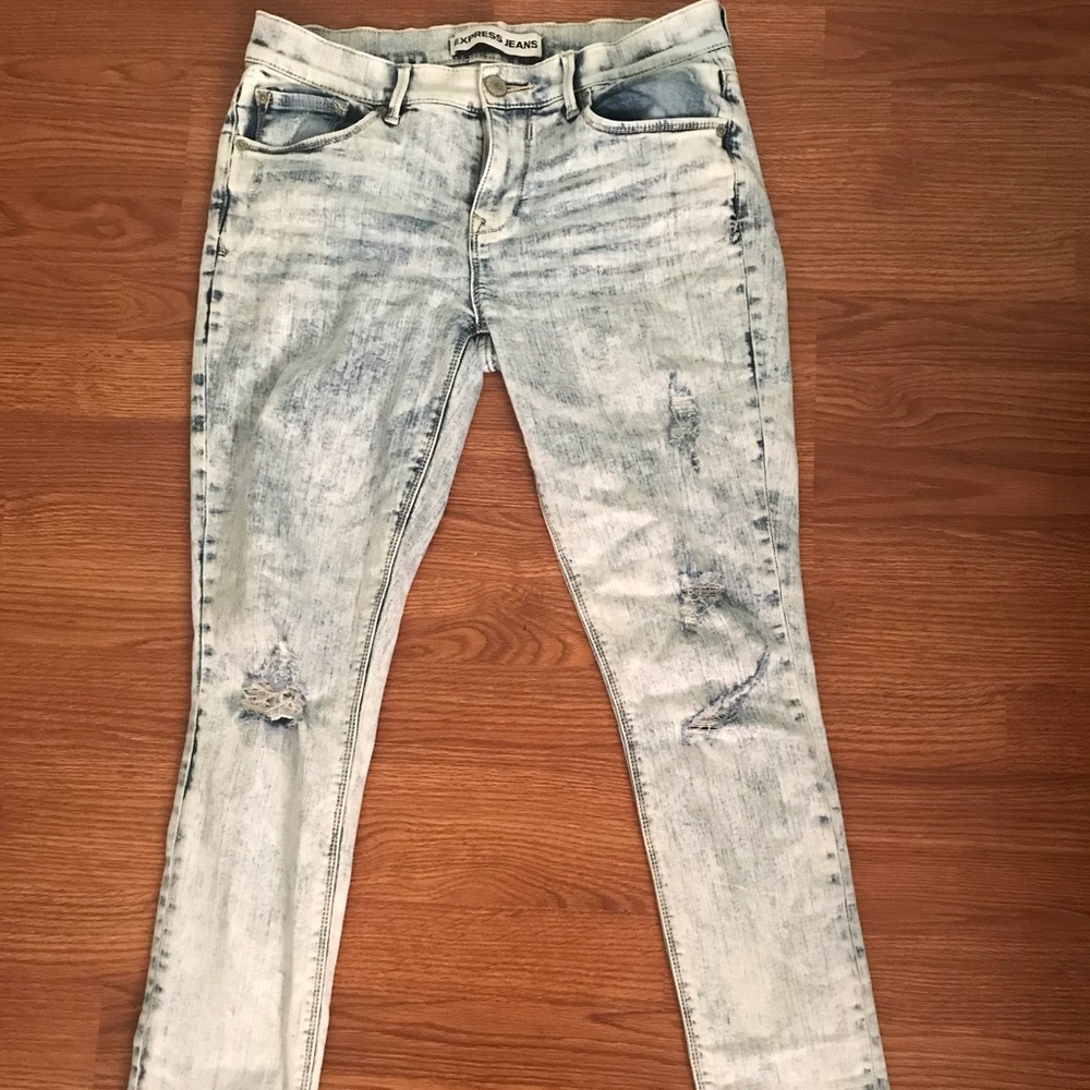 Express acid wash jeans